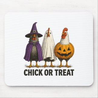 Mousepad Frango Escolha ou Trate Fantasia Divertida de Hall