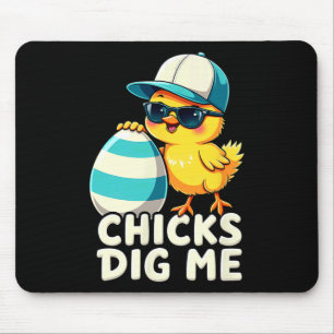 Mousepad Frangos Fofos Me Dismoram Páscoa