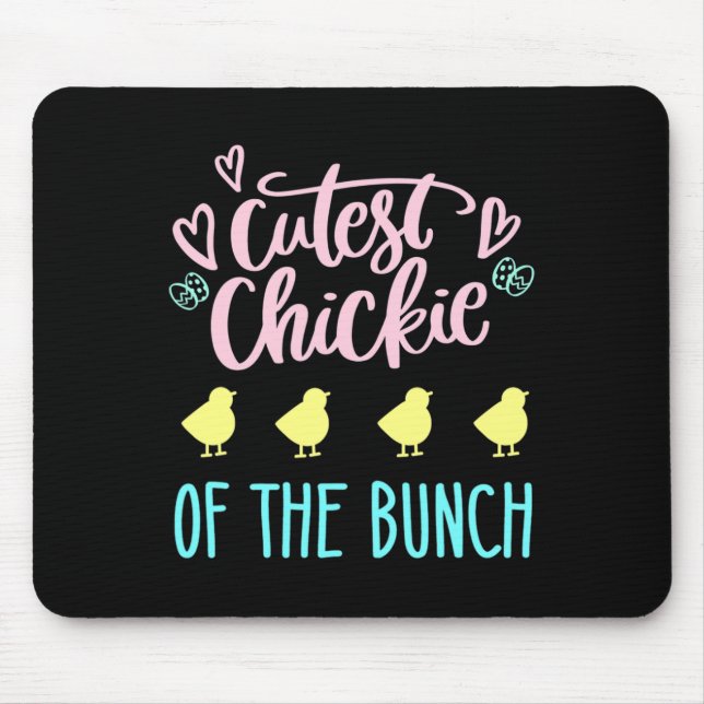 Mousepad Franguinha Mais Fofa Do Montinho Frango De Páscoa  (Frente)