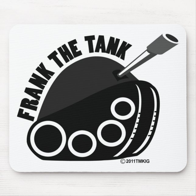 Mousepad Frank o tapete do rato do logotipo do tanque (Frente)