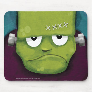 Mousepad Frankenstein mal-humorado o Dia das Bruxas