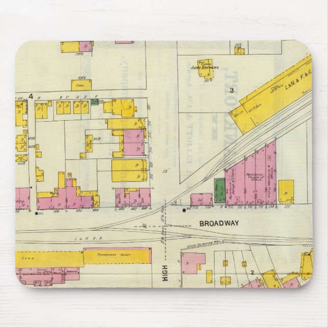 Mousepad Frankfort, Kentucky (Frente)