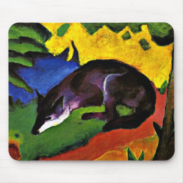 Mousepad Franz Marc - Raposa Azul (Frente)