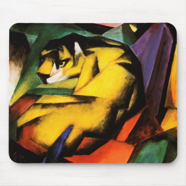 Mousepad Franz Marc - Tigre (1912) (Frente)