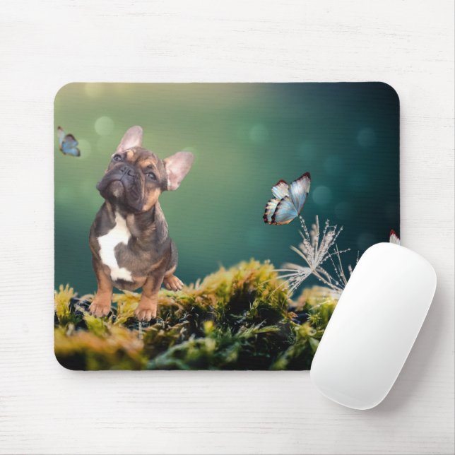 Mousepad französische Bulldogge (Com mouse)