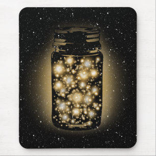 Mousepad Frasco de incandescência dos vaga-lume com