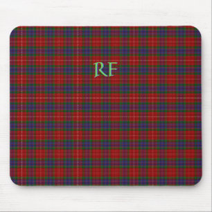 Mousepad Fraser Oficial Tartan com monograma / nome