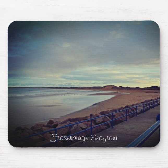 Mousepad Fraserburgh Bay Seafront Walk, Escócia (Frente)