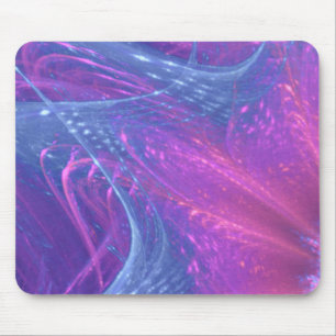 Mousepad Fratura Assimétrica Magenta Azul