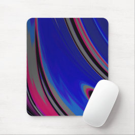 Mousepad Fratura magenta de Cinza azul abstrato