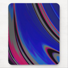 Mousepad Fratura magenta de Cinza azul abstrato