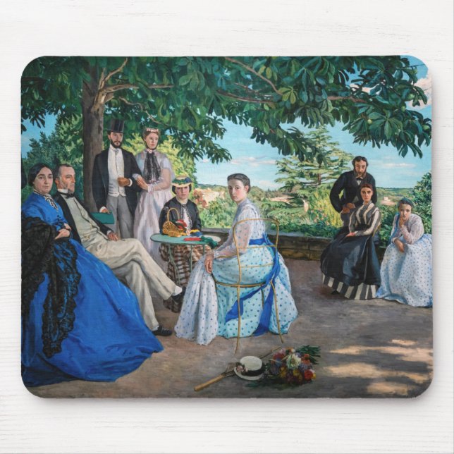 Mousepad Frederic Bazille - A Reunião Familiar (Frente)