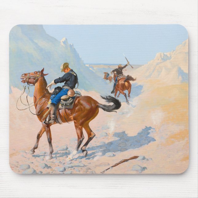 Mousepad Frederic Remington - A Guarda Avançada, ou A Mil (Frente)