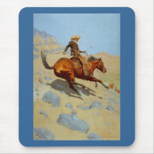 Mousepad Frederic Remington's The Cowboy (1902)