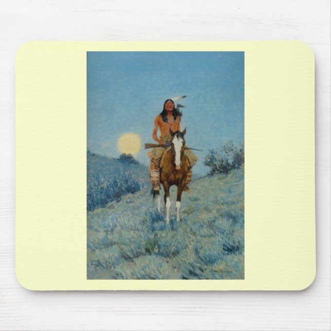 Mousepad Frederic Remington's The Outlier 1909 (Frente)