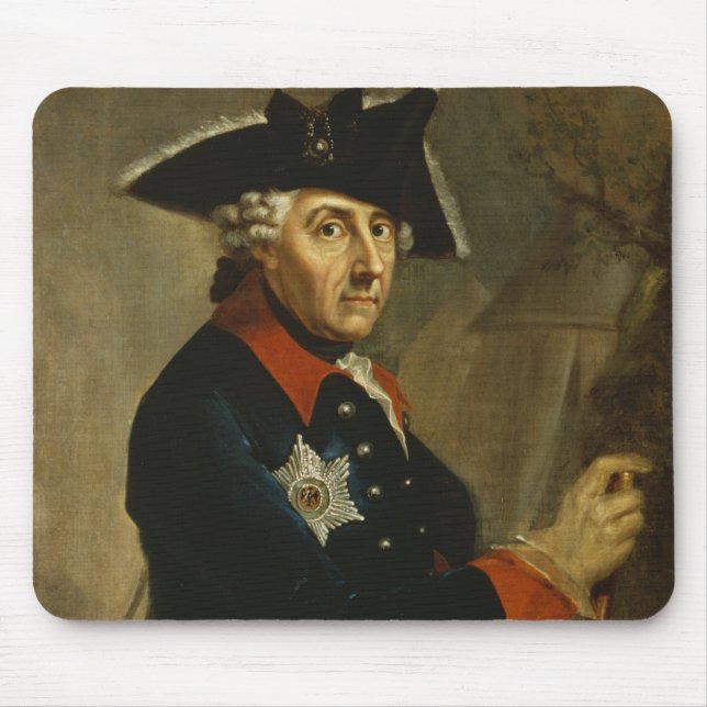 Mousepad Frederick II o excelente de Prússia, 1764 (Frente)