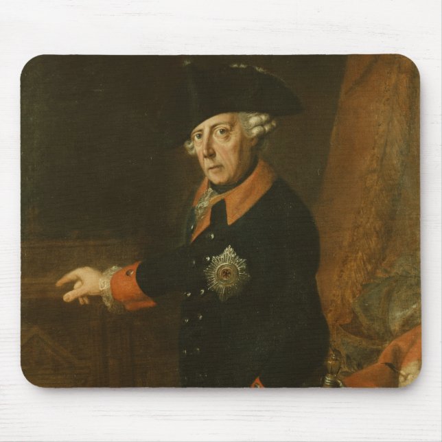 Mousepad Frederick II o excelente de Prússia, c.1763 (Frente)