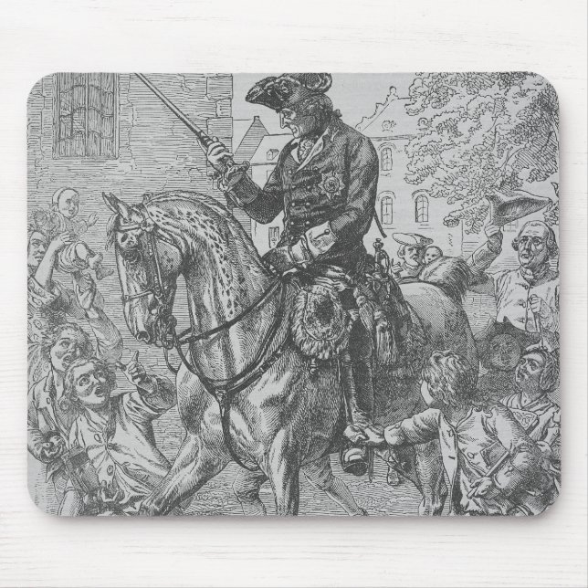 Mousepad Frederick o excelente de Prússia (Frente)