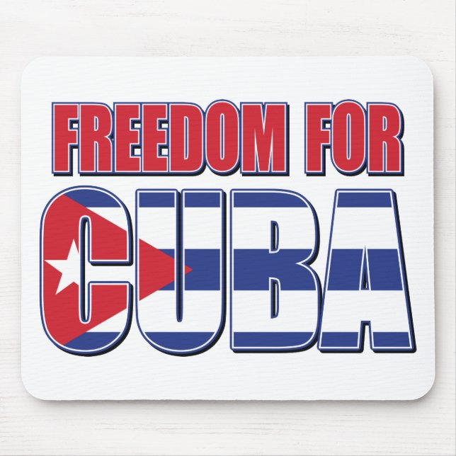 Mousepad FREED-For-CUBA-FLAG (Frente)