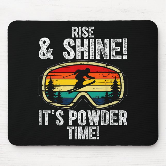 Mousepad Freeskiing ski goggles freestyle-skiing (Frente)