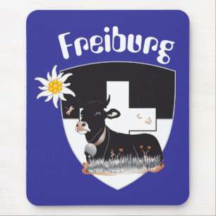 Mousepad Freiburg, Fribourg Suíça Suisse Mauspad/