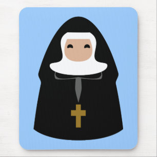 Mousepad Freiras pequenas bonitos