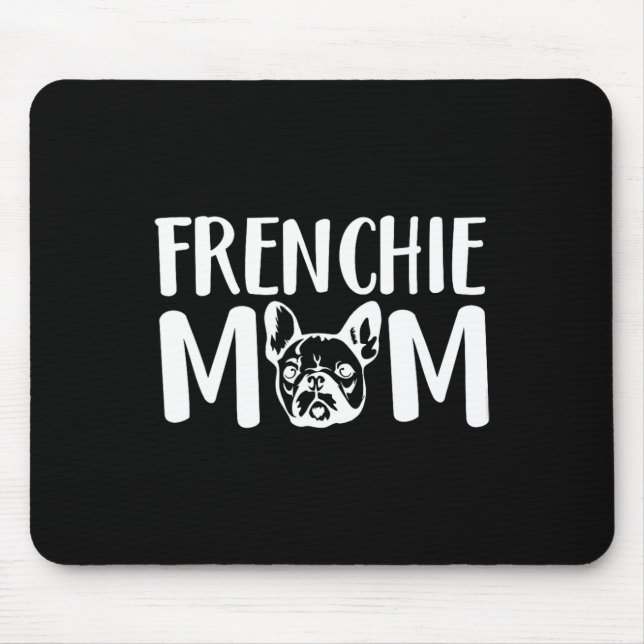 Mousepad Frenchie Mãe Francês Bulldog Proprietário de Cacho (Frente)