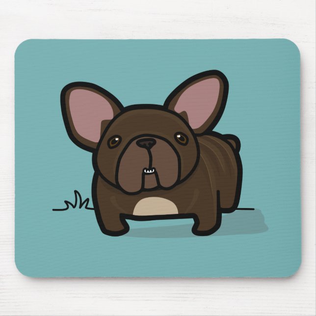 Mousepad Frenchie rajado (Frente)