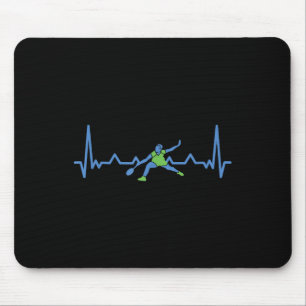 Mousepad Frequência cardíaca de badminton Frequência cardía