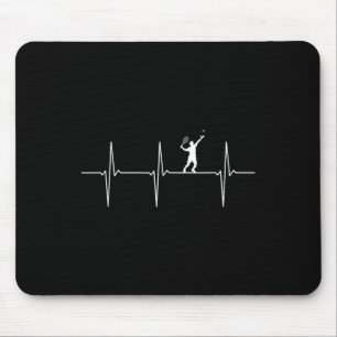 Mousepad Frequência de Pulso de Shuttle de Batida de Coraçã