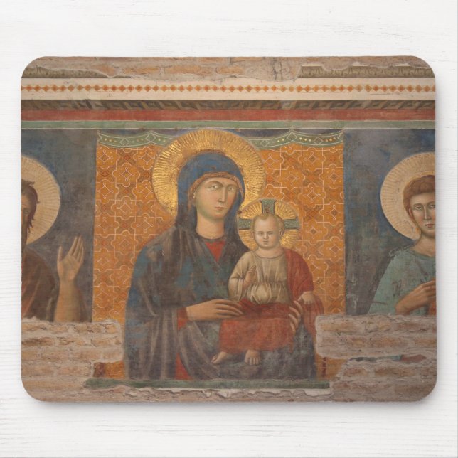 Mousepad Fresco Da Madonna E Da Criança (Frente)