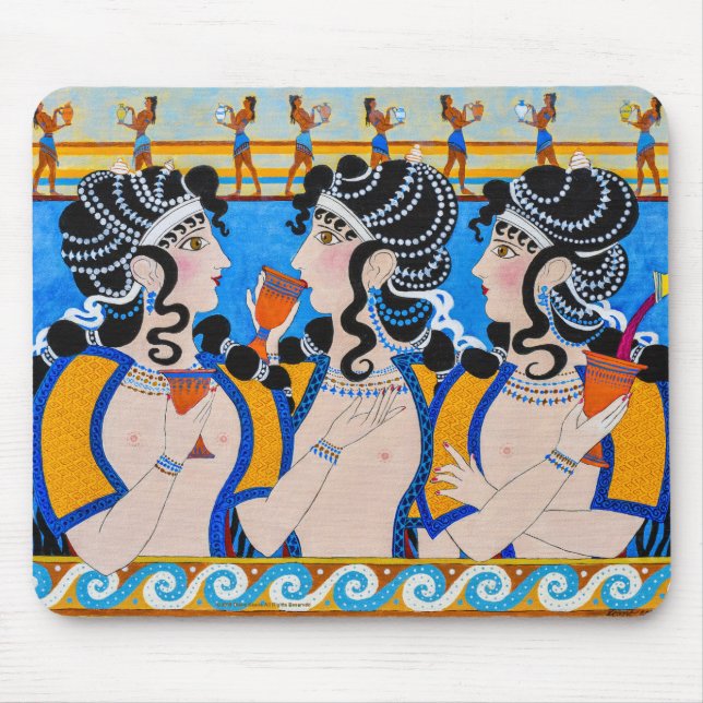Mousepad Fresco de "T.G.I.B.C." Minoan (Frente)
