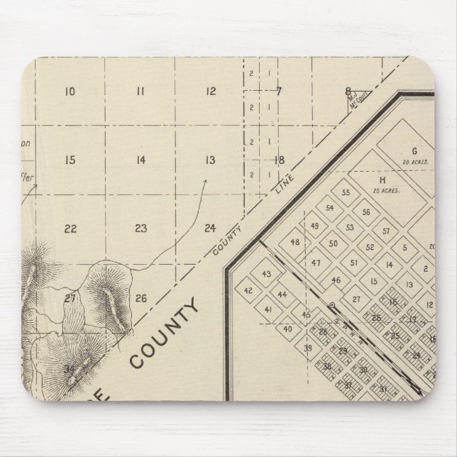 Mousepad Fresno County, Califórnia 15 (Frente)