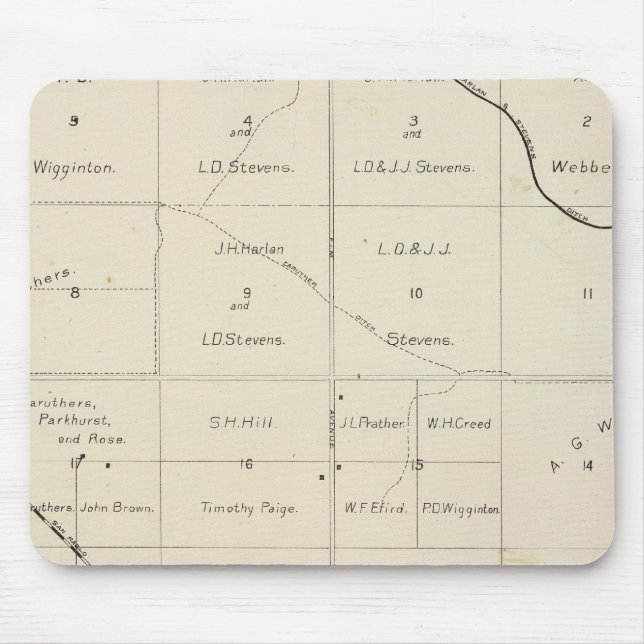Mousepad Fresno County, Califórnia 33 (Frente)