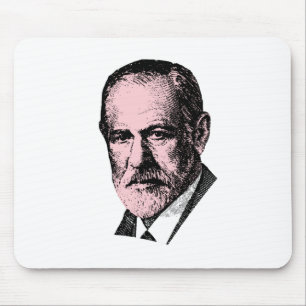 Mousepad Freud cor-de-rosa Sigmund Freud