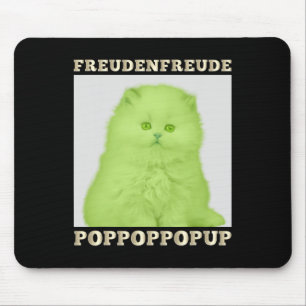 Mousepad Freudenfreude Poppoppop-up Gato do Lover Felino