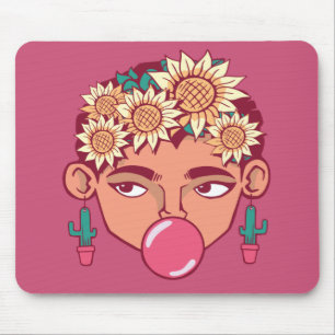 Mousepad Frida Kahlo Cartoon