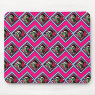 Mousepad Frida Kahlo Retro Denim Diamond