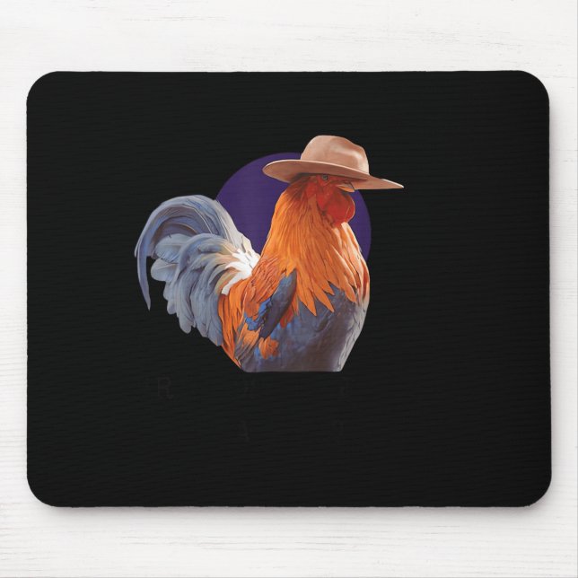 Mousepad Friends Come And Go Scrappy Stays Funny Chicken Me (Frente)