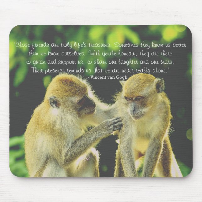 Mousepad Friendship Quote by Vincent van Gogh (Frente)