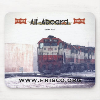 Mousepad Frisco SD45 #911 com Frisco Coonskin no nariz