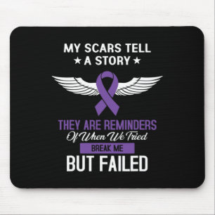 Mousepad Friso de Cancer de Luta do câncer de pâncreas 10