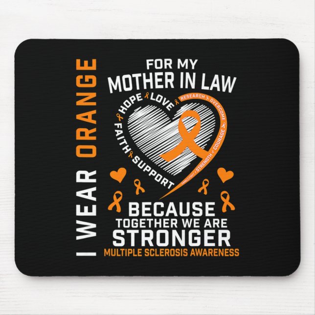 Mousepad Friso Madre Em Lei Esclerose Múltipla Awarene (Frente)