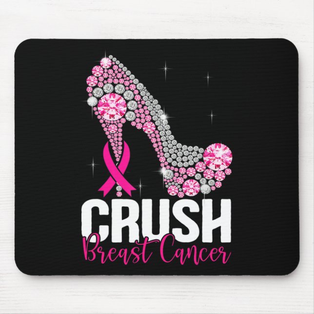 Mousepad Friso Rosa Brisa Rosa para Sensibilizar o Cancer d (Frente)