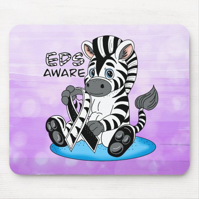 Mousepad Friso Zebra de Sensibilização do EDS (Frente)