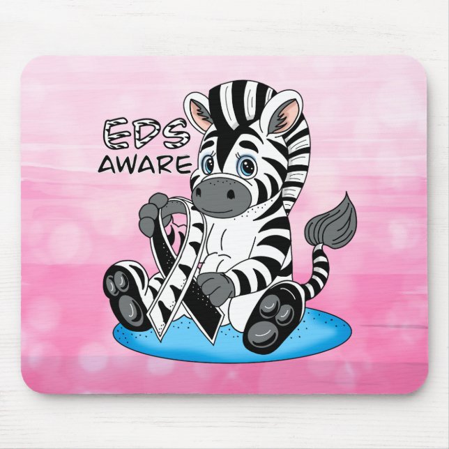 Mousepad Friso Zebra de Sensibilização do EDS (Frente)