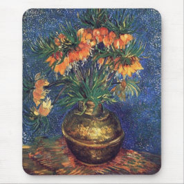 Mousepad Fritillarias em um Vaso de Cobre por Van Gogh