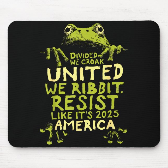 Mousepad Frog Resist Cute Funny  (Frente)
