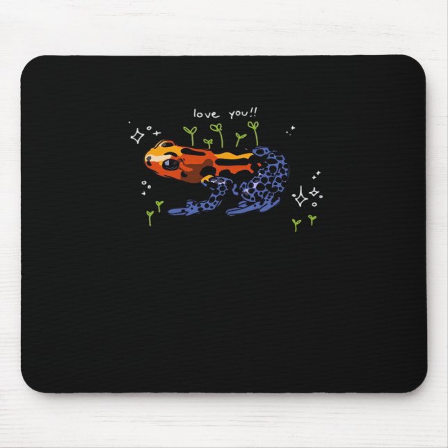 Mousepad Frog Who Loves You Simple Classic Style (Frente)