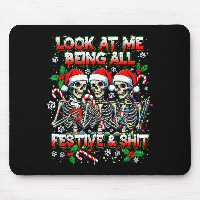 Mousepad From The Windows To Walls Deck These Halls Raccoon (Frente)